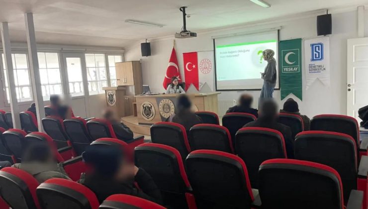 Yeşilay’dan Yükümlülere Bağımlılıkla Mücadele Eğitimi