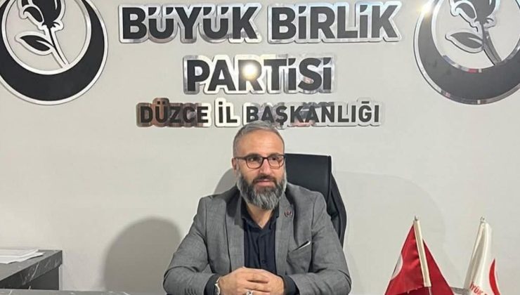 BBP Düzce İl Başkanı Emre Erdem’den Miraç Kandili Mesajı