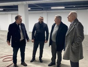 Kaynaşlı’ya Spor Yatırımı Hız Kesmiyor: Yapımı Süren Spor Salonu Yerinde İncelendi