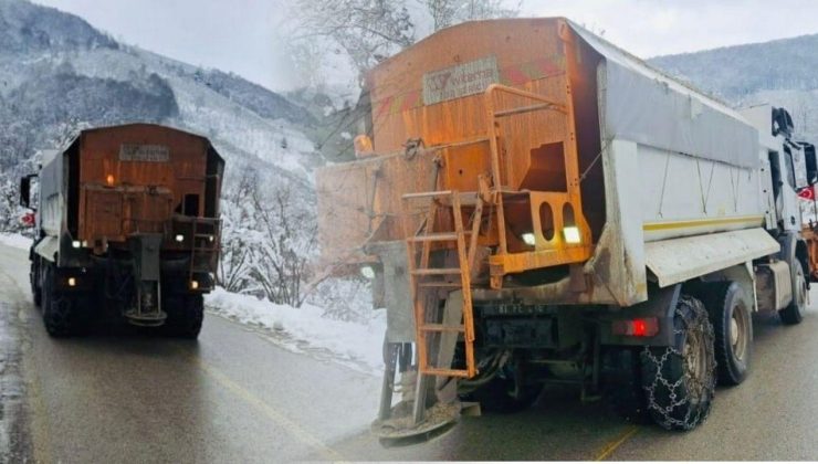 Kar Sonrası Risk Büyüyor: Düzce İl Özel İdaresi Sahada