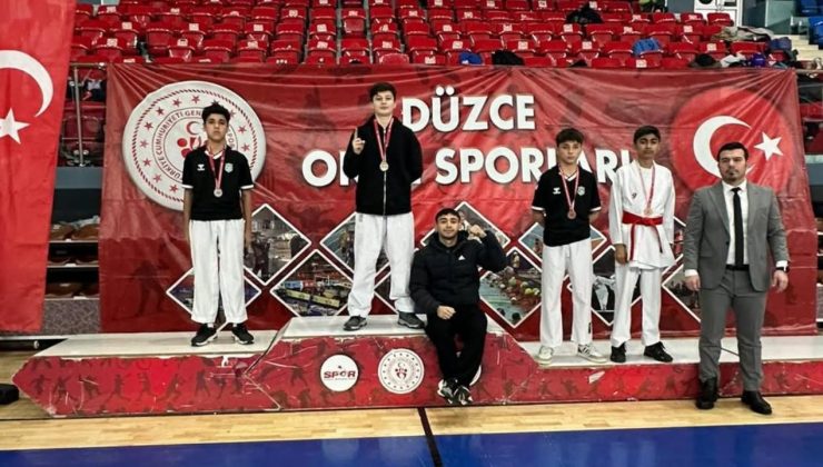 Karate Gençler A-B Müsabakaları Düzce’de Tamamlandı