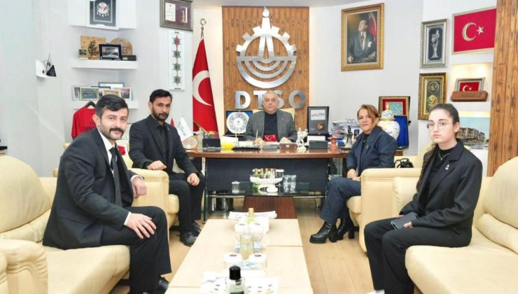 Zafer Partisi’nden DTSO’ya Ziyaret: Sanayi ve Ticaret Masaya Yatırıldı
