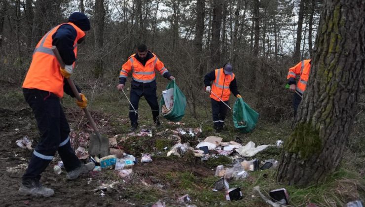 Bahçeşehir Kent Ormanı’nda Çevre Kirliliğine Belediyeden Anında Müdahale