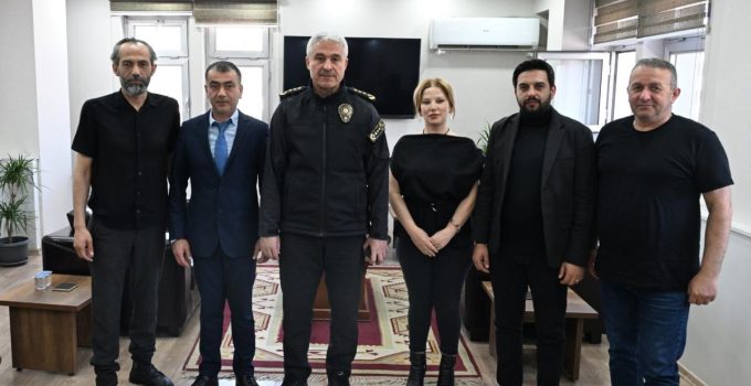 Düzce Gazeteciler Cemiyeti’nden Emniyet Müdürü Ergüder’e Ziyaret