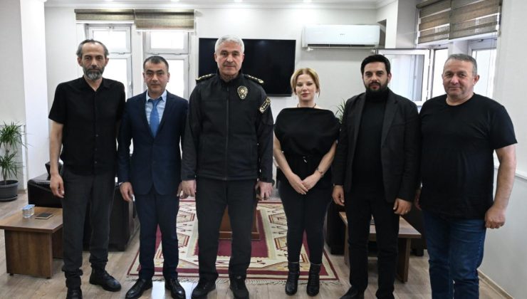 Düzce Gazeteciler Cemiyeti’nden Emniyet Müdürü Ergüder’e Ziyaret
