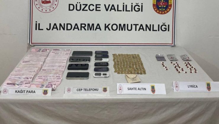 Düzce’de Sahte Altın Operasyonu: 4 Şüpheli Yakalandı