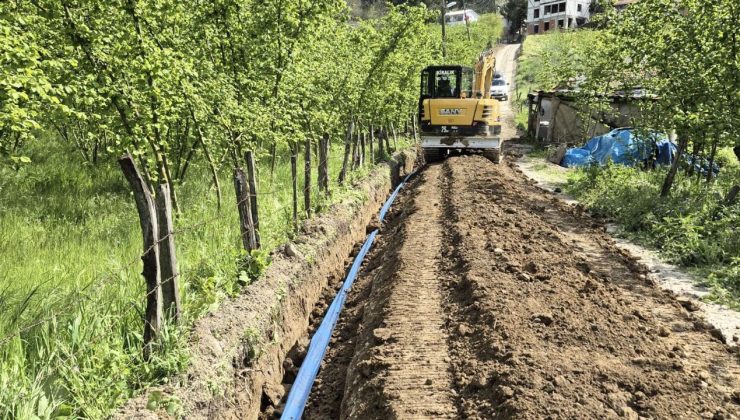 Dağdibi Köyü’nde İçme Suyu Şebeke Çalışmaları Sürüyor